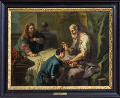 Isaac bendiciendo a Jacob de Bartolomeo Altomonte